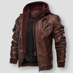 Mountainskin Official Store Saint Morris Rider Leather Jacket Men's Apparels 11 Mountainskin Official Store Saint Morris Rider Leather Jacket Men's Apparels