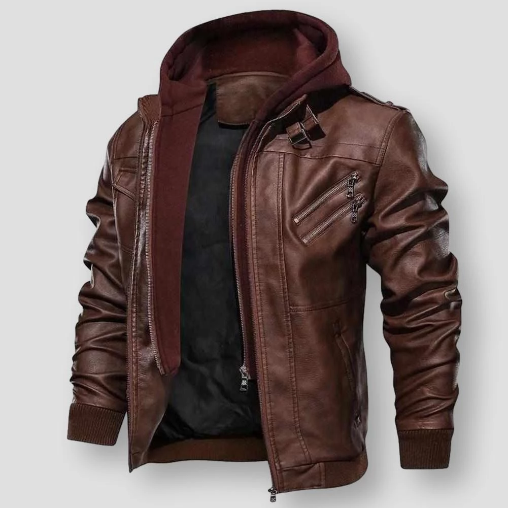 Mountainskin Official Store Saint Morris Rider Leather Jacket Men's Apparels 6 Mountainskin Official Store Saint Morris Rider Leather Jacket Men's Apparels