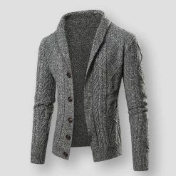 QINXUAN&ZIJIE Store Men's Apparels Saint Morris Leuven Knitted Cardigan