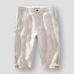 BOKCHOY Official Store North Royal Versoix Linen Shorts