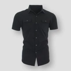 ZLITTLELAZY Official Store North Royal Gilford Cotton Shirt Men's Apparels 9 ZLITTLELAZY Official Store North Royal Gilford Cotton Shirt Men's Apparels