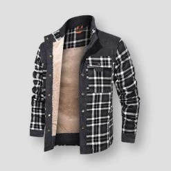 QSuper Official Store North Royal Fleece Plaid Jacket 10 QSuper Official Store North Royal Fleece Plaid Jacket