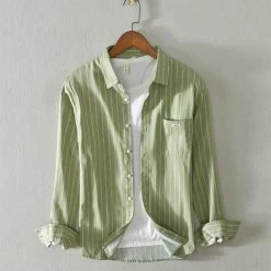 China Cloth Saint Morris Coconut Grove Striped Shirt