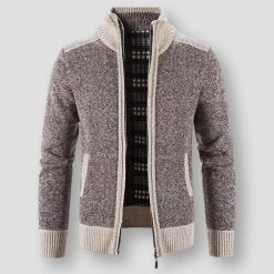 Shop911555224 Store Men's Apparels Sky Madrid Wool Knitted Jacket