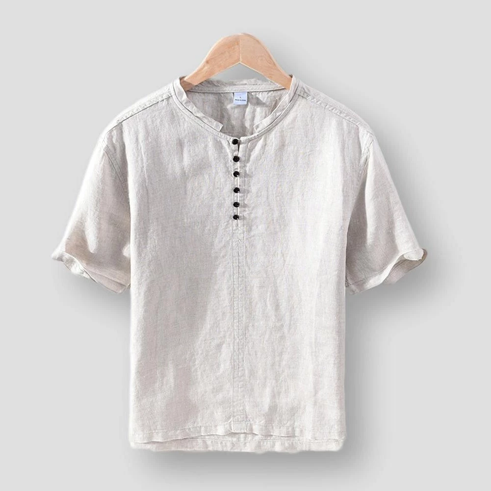 M Cotton Linen Store Men's Apparels Sky Madrid Hagen Linen Shirt 4 M Cotton Linen Store Men's Apparels Sky Madrid Hagen Linen Shirt