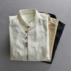 JDDTON Store Men's Apparels Sky Madrid Ibiza Linen Shirt 11 JDDTON Store Men's Apparels Sky Madrid Ibiza Linen Shirt