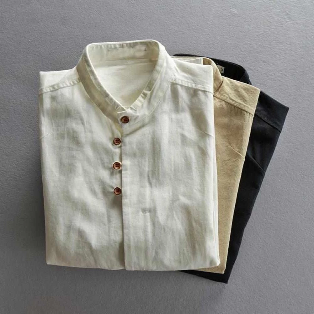 JDDTON Store Men's Apparels Sky Madrid Ibiza Linen Shirt 7 JDDTON Store Men's Apparels Sky Madrid Ibiza Linen Shirt