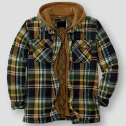 Menore For Dropshipping Store Sky Madrid Hooded Plaid Jacket Men's Apparels 9 Menore For Dropshipping Store Sky Madrid Hooded Plaid Jacket Men's Apparels