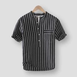 Moringcute Store North Royal Auckland Linen Shirt Men's Apparels