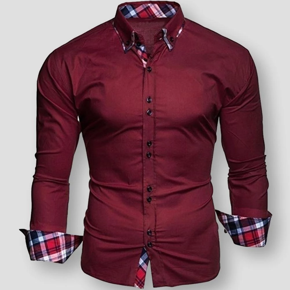 Clothingworlds Store Sky Madrid Ticino Slim Long-Sleeve Shirt 5 Clothingworlds Store Sky Madrid Ticino Slim Long-Sleeve Shirt