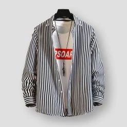 Shop5572109 Store Men's Apparels North Royal Garenne Striped Shirt 8 Shop5572109 Store Men's Apparels North Royal Garenne Striped Shirt