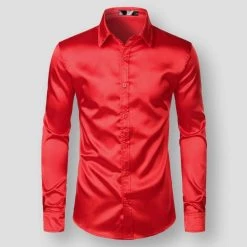 Hipster Wardrobe Store Sky Madrid Sheridan Satin Shirt Men's Apparels 11 Hipster Wardrobe Store Sky Madrid Sheridan Satin Shirt Men's Apparels