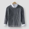 Cotton Linen Store North Royal Alos Knitted Pullover 2 Cotton Linen Store North Royal Alos Knitted Pullover