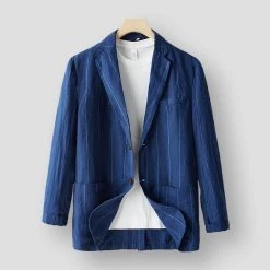 7XL 8XL 9XL 10XL High Quality Produts Store Sky Madrid Falun Linen Blazer