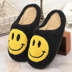 Shop911119082 Store Saint Morris Fluffy Smiley Slippers