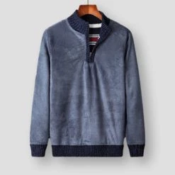 Moon Mogul Men's Apparels Saint Morris Striped Knitted Sweater