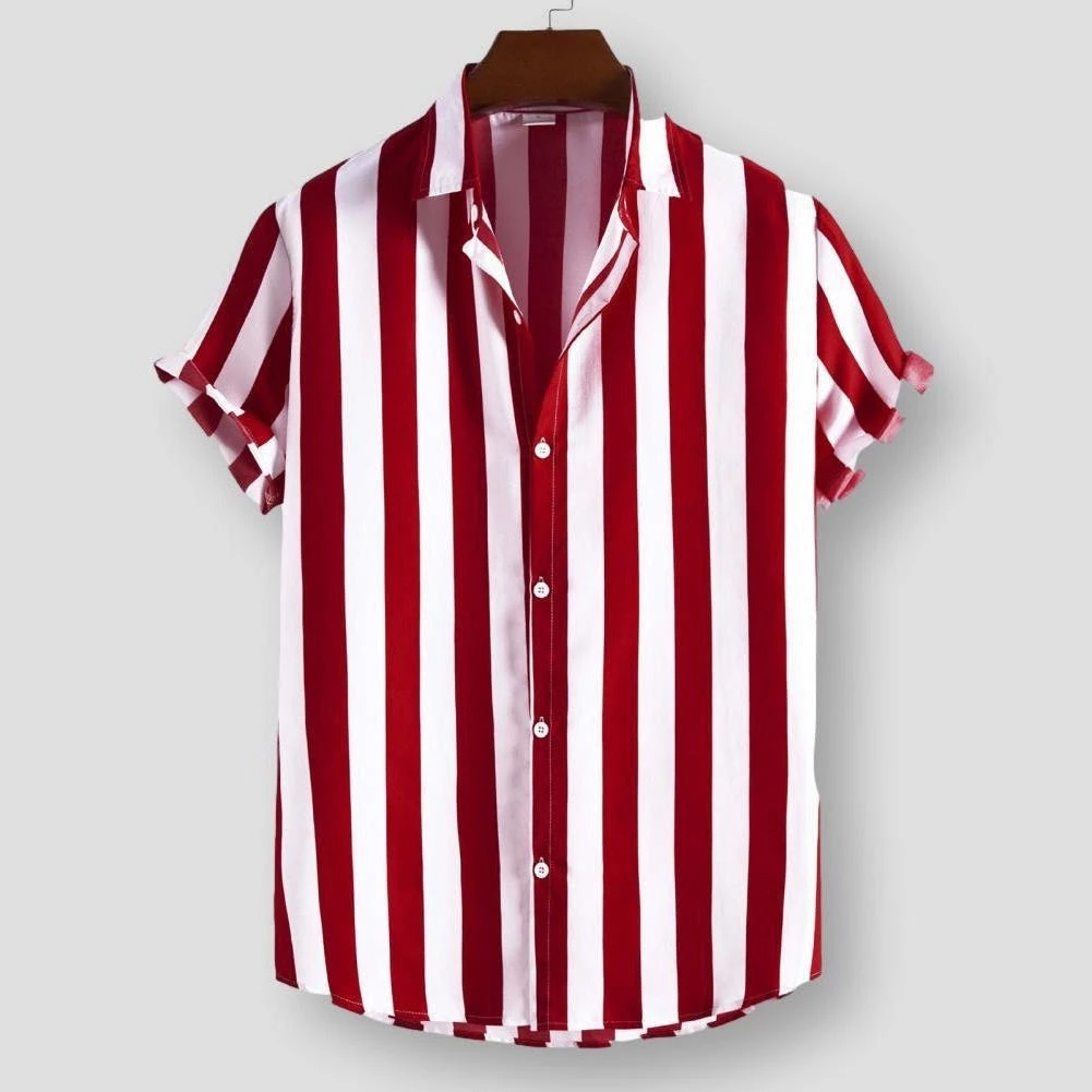 Easier For Life Store Sky Madrid Fortaleza Striped Shirt Men's Apparels 4 Easier For Life Store Sky Madrid Fortaleza Striped Shirt Men's Apparels