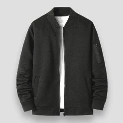 Covrlge Men Store Saint Morris Varsity Zip-Up Jacket Men's Apparels