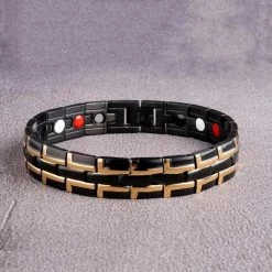SIZZZ Official Store Men's Apparels Stainless Steel Magnetic Bracelet