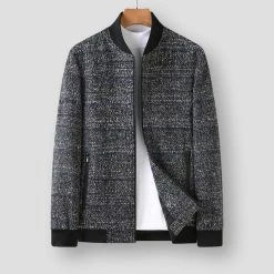 Brother Jans Official Store Men's Apparels Sky Madrid Textured Baseball Jacket