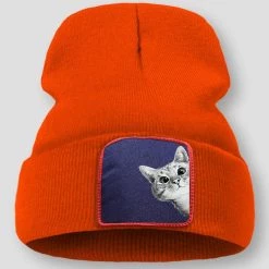 Kunddy Store Men's Apparels North Royal Cat Knitted Beanie