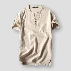 FAVOCENT Men's Wardrobe Store Sky Madrid Boracay Cotton Shirt