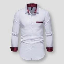 Mapleking Store North Royal Paisley Patchwork Shirt