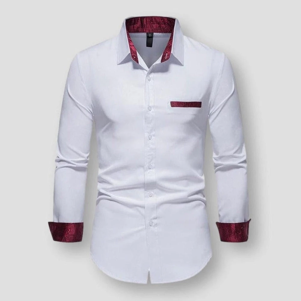 Mapleking Store North Royal Paisley Patchwork Shirt 3 Mapleking Store North Royal Paisley Patchwork Shirt