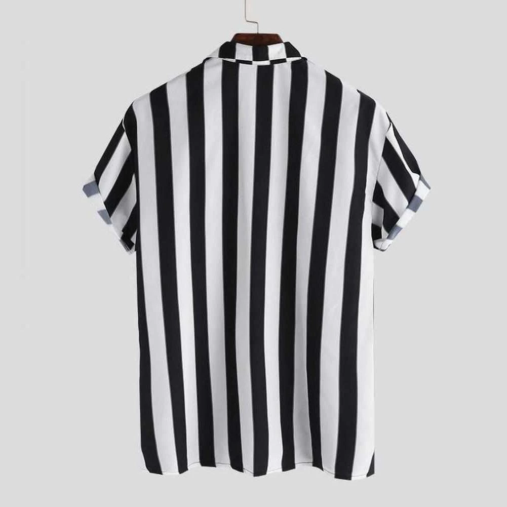 INCERUNNING Apparel Store Sky Madrid Corfu Striped Shirt 4 INCERUNNING Apparel Store Sky Madrid Corfu Striped Shirt