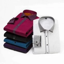 Donghuan Overseas Store Sky Madrid Button-Up Shirt