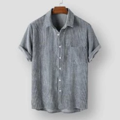 Moringcute Store Sky Madrid Paros Corduroy Shirt