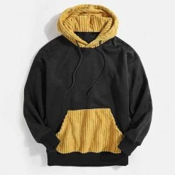 Fighting!!! Store Men's Apparels Sky Madrid Patchwork Oversized Hoodie