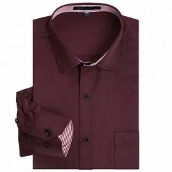 YaoMan E-Commerce Co.,Ltd. Store Men's Apparels North Royal Bamboo Button-Up Shirt