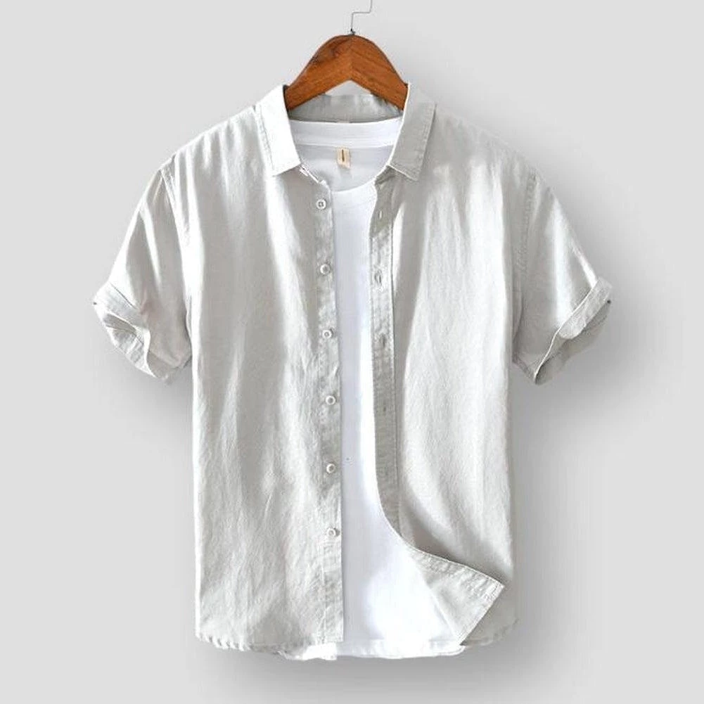 MOGELAISI Official Store Sky Madrid Yuma Linen Shirt 4 MOGELAISI Official Store Sky Madrid Yuma Linen Shirt