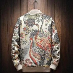 JDDTON Store Men's Apparels Imperial Embroidery Jacket