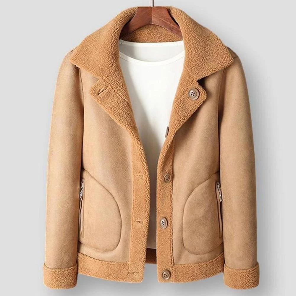 Anbican Factory Store Saint Morris Leather Fleece Biker Jacket Men's Apparels 3 Anbican Factory Store Saint Morris Leather Fleece Biker Jacket Men's Apparels