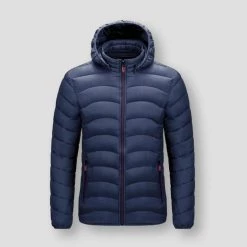 AIOPESON Official Store Sky Madrid Hooded Quilted Jacket Men's Apparels 8 AIOPESON Official Store Sky Madrid Hooded Quilted Jacket Men's Apparels