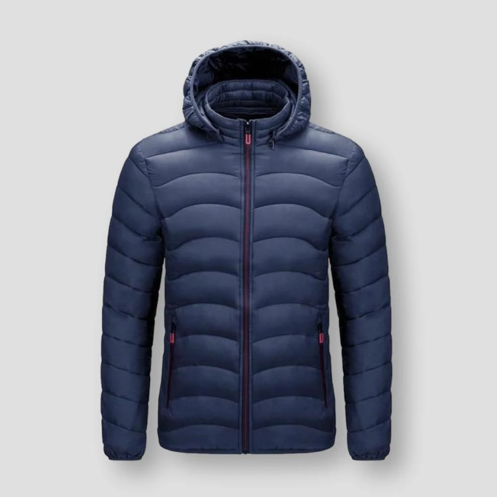 AIOPESON Official Store Sky Madrid Hooded Quilted Jacket Men's Apparels 4 AIOPESON Official Store Sky Madrid Hooded Quilted Jacket Men's Apparels