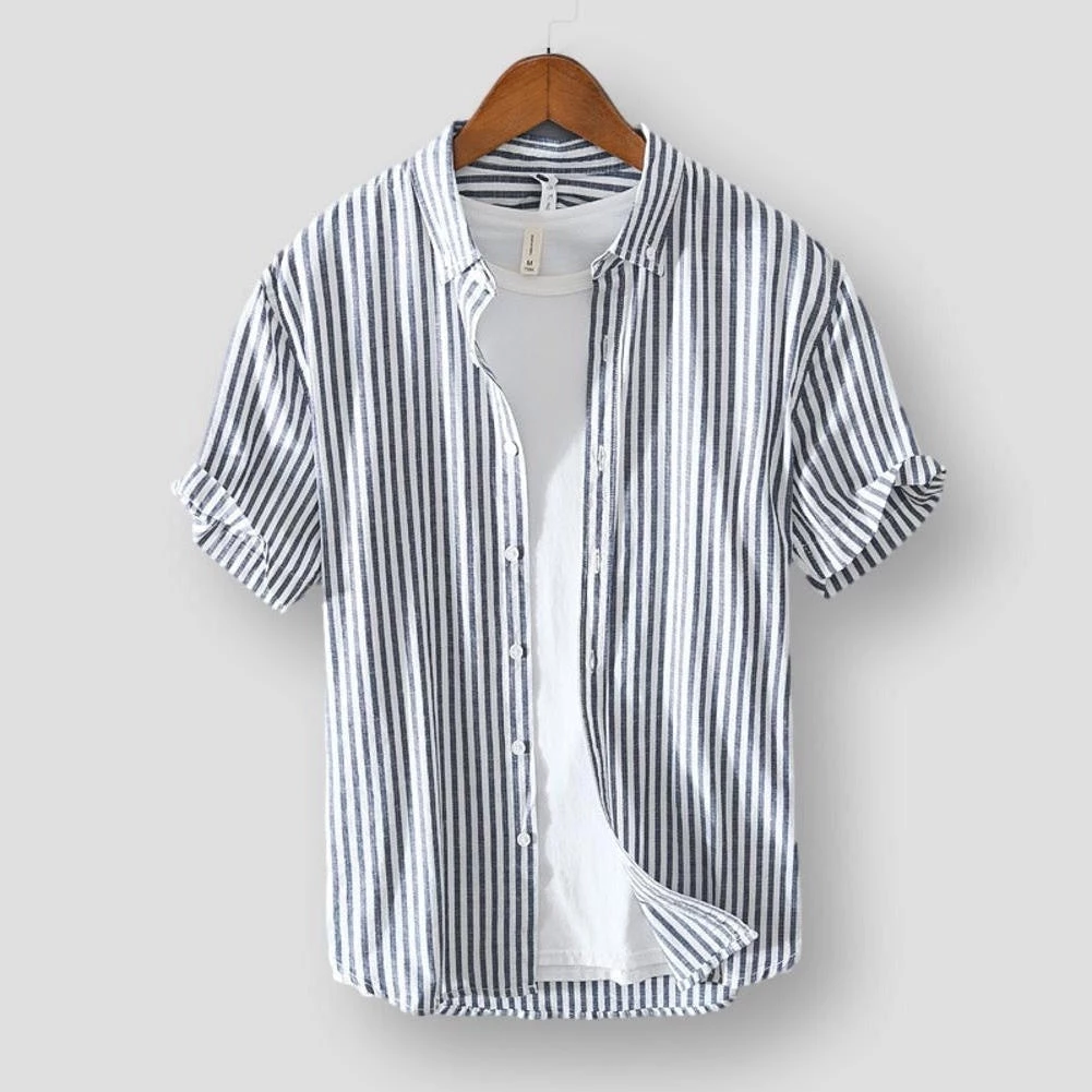 BOKCHOY Official Store North Royal Esbjerd Striped Shirt 3 BOKCHOY Official Store North Royal Esbjerd Striped Shirt