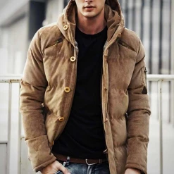 Bolubao Official Store Men's Apparels Saint Morris Padded Button-Up Jacket