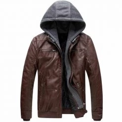 Wantdo Official Store North Royal Leather Jacket 8 Wantdo Official Store North Royal Leather Jacket