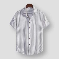 LBL Store Men's Apparels Sky Madrid Vannes Striped Shirt