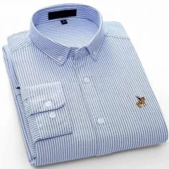 PAOLO SIRUM Official Store Sky Madrid Striped Executive Shirt