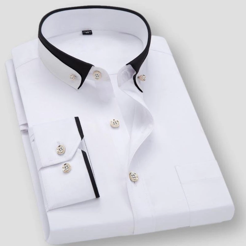 High Quality Items Store Sky Madrid Dual Tone Long Sleeve Shirt 4 High Quality Items Store Sky Madrid Dual Tone Long Sleeve Shirt