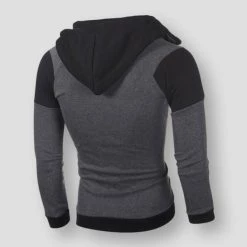 CHREIFIT Store Men's Apparels Sky Madrid Patchwork Pocket Hoodie