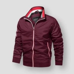 TACVASEN Official Store North Royal Cambridge Baseball Jacket Men's Apparels