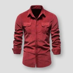 NEGIZBER Trend Store Sky Madrid Toledo Corduroy Shirt