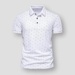 Moremylike Store Men's Apparels Sky Madrid Graphic Polo Shirt
