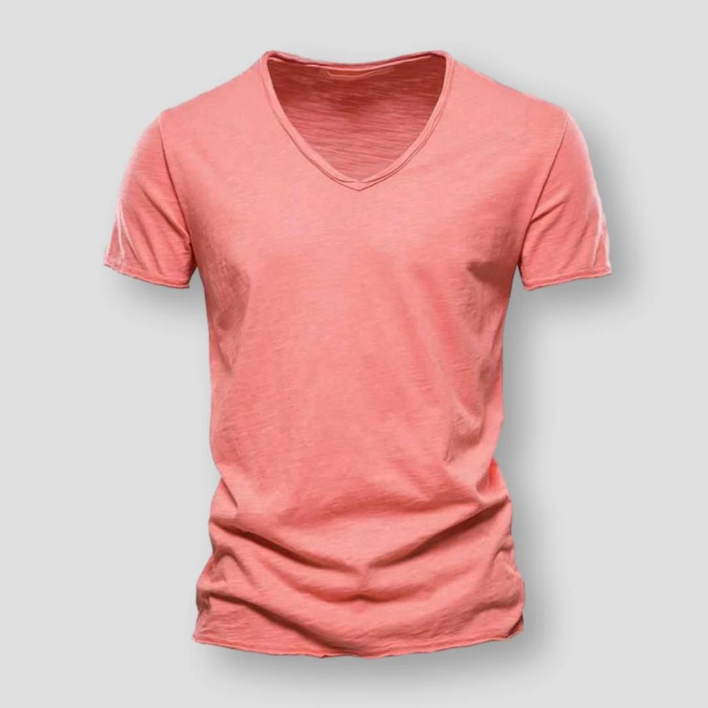 NEGIZBER Trend Store North Royal Casual V-Neck T-Shirt Men's Apparels 11 NEGIZBER Trend Store North Royal Casual V-Neck T-Shirt Men's Apparels