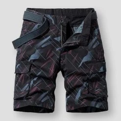 CHAIFENKO Trend Store Men's Apparels Sky Madrid Lite Trail Cargo Shorts